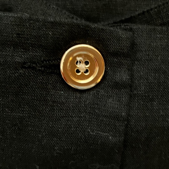 J.Crew Claudia Dress Linen Black NWT Small - Picture 5 of 6